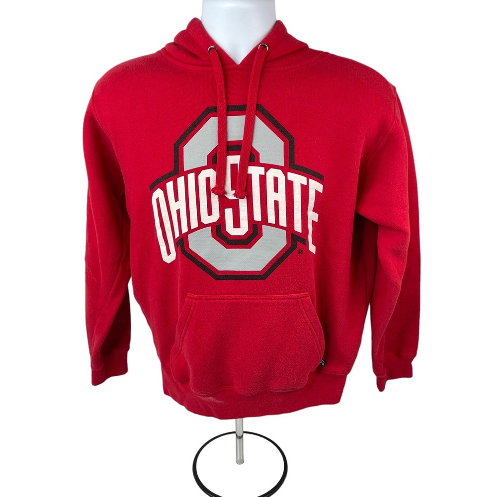 Ohio State‎ Hoodie Sweatshirt Adult Small Red Hooded Pullover J America